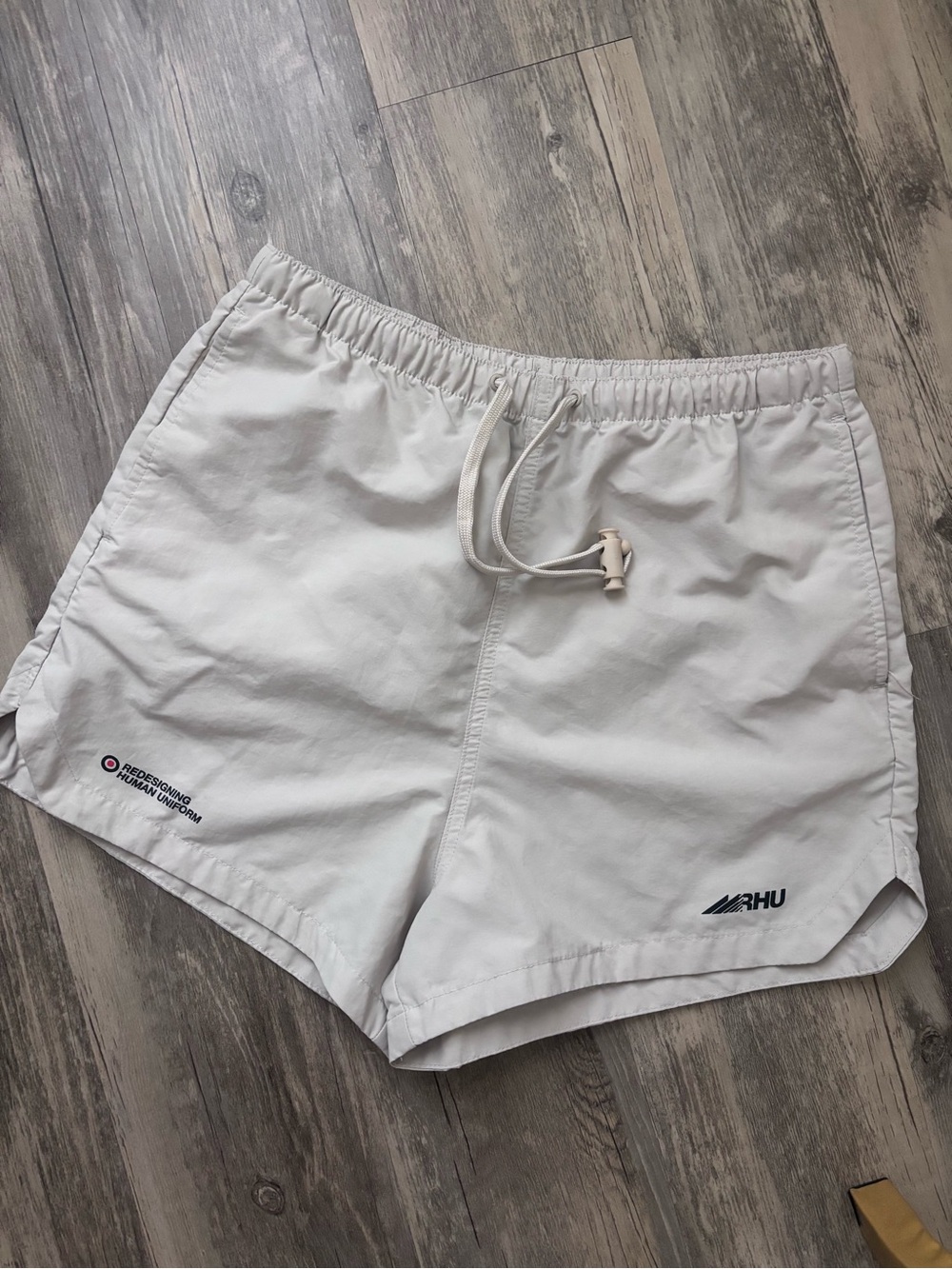 Zara x RHU Light Beige Athletic Shorts